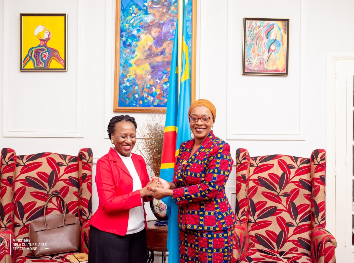 Coopération culturelle entre la RDC et le Venezuela : Yolande Elebe et Laura Évangélisa cogitent sur une collaboration artistique